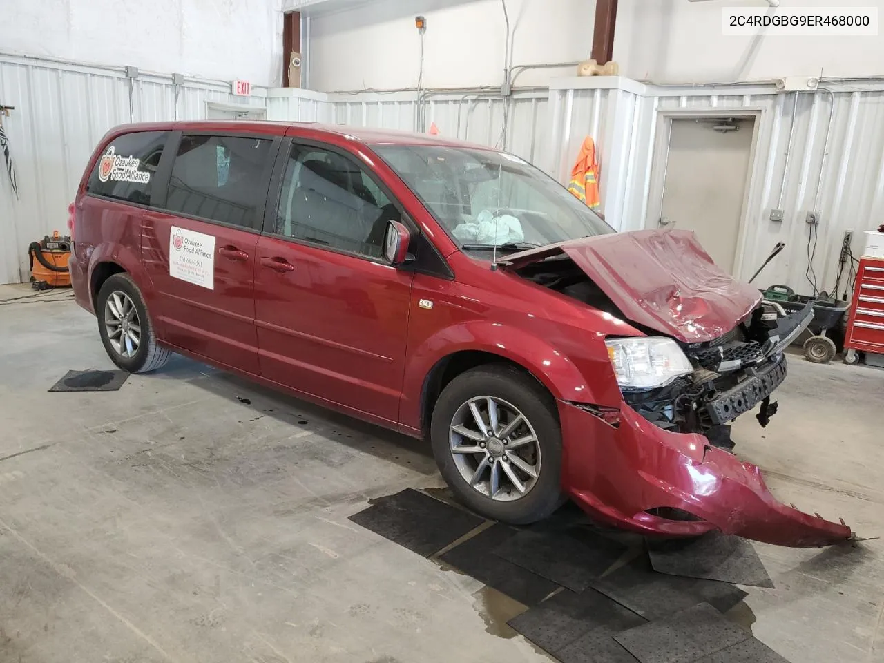 2C4RDGBG9ER468000 2014 Dodge Grand Caravan Se