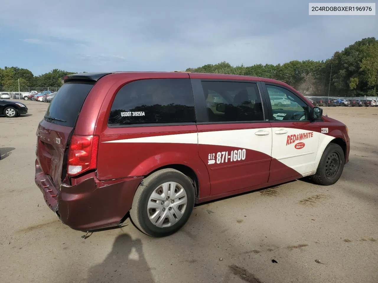 2014 Dodge Grand Caravan Se VIN: 2C4RDGBGXER196976 Lot: 71444314