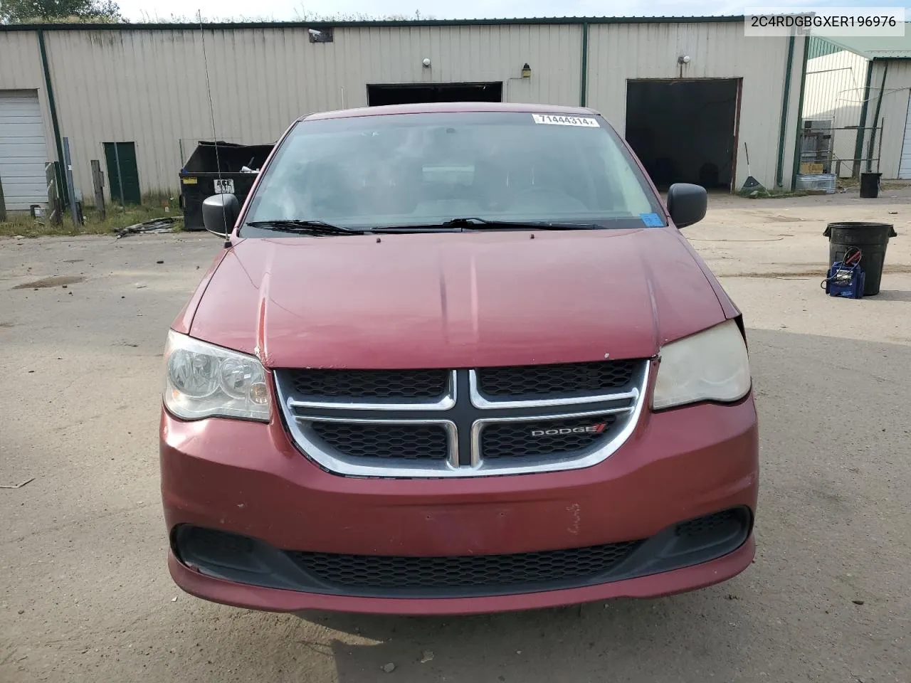 2C4RDGBGXER196976 2014 Dodge Grand Caravan Se