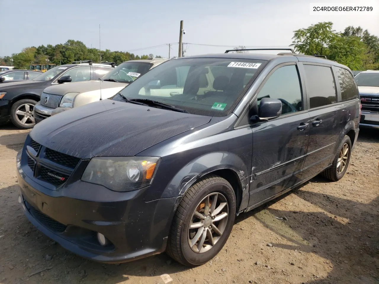 2014 Dodge Grand Caravan R/T VIN: 2C4RDGEG6ER472789 Lot: 71446704