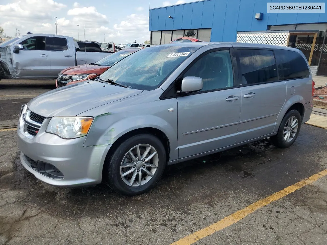 2014 Dodge Grand Caravan Se VIN: 2C4RDGBG0ER230441 Lot: 71836554