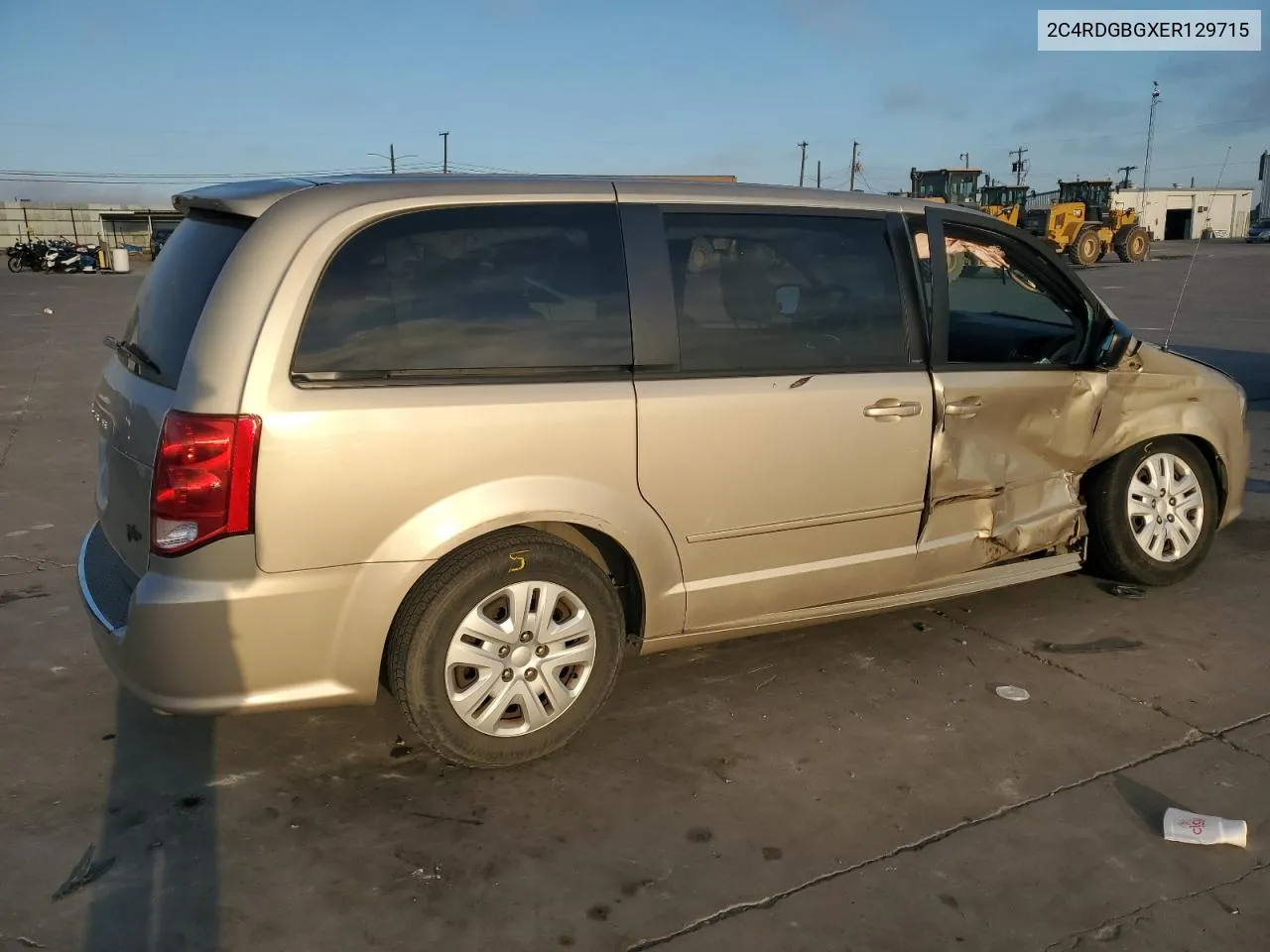 2C4RDGBGXER129715 2014 Dodge Grand Caravan Se