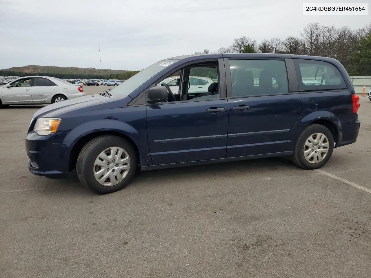 2014 Dodge Grand Caravan Se VIN: 2C4RDGBG7ER451664 Lot: 71981074