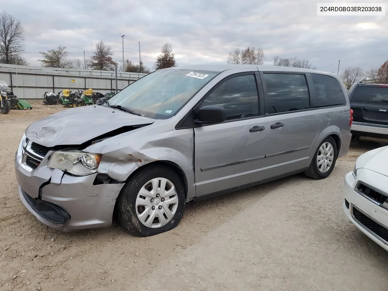 2014 Dodge Grand Caravan Se VIN: 2C4RDGBG3ER203038 Lot: 72947523