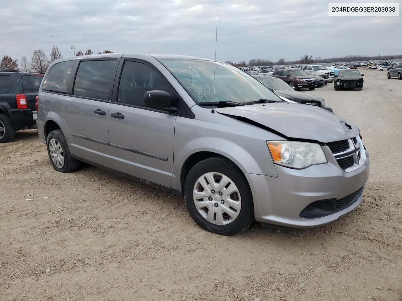 2C4RDGBG3ER203038 2014 Dodge Grand Caravan Se