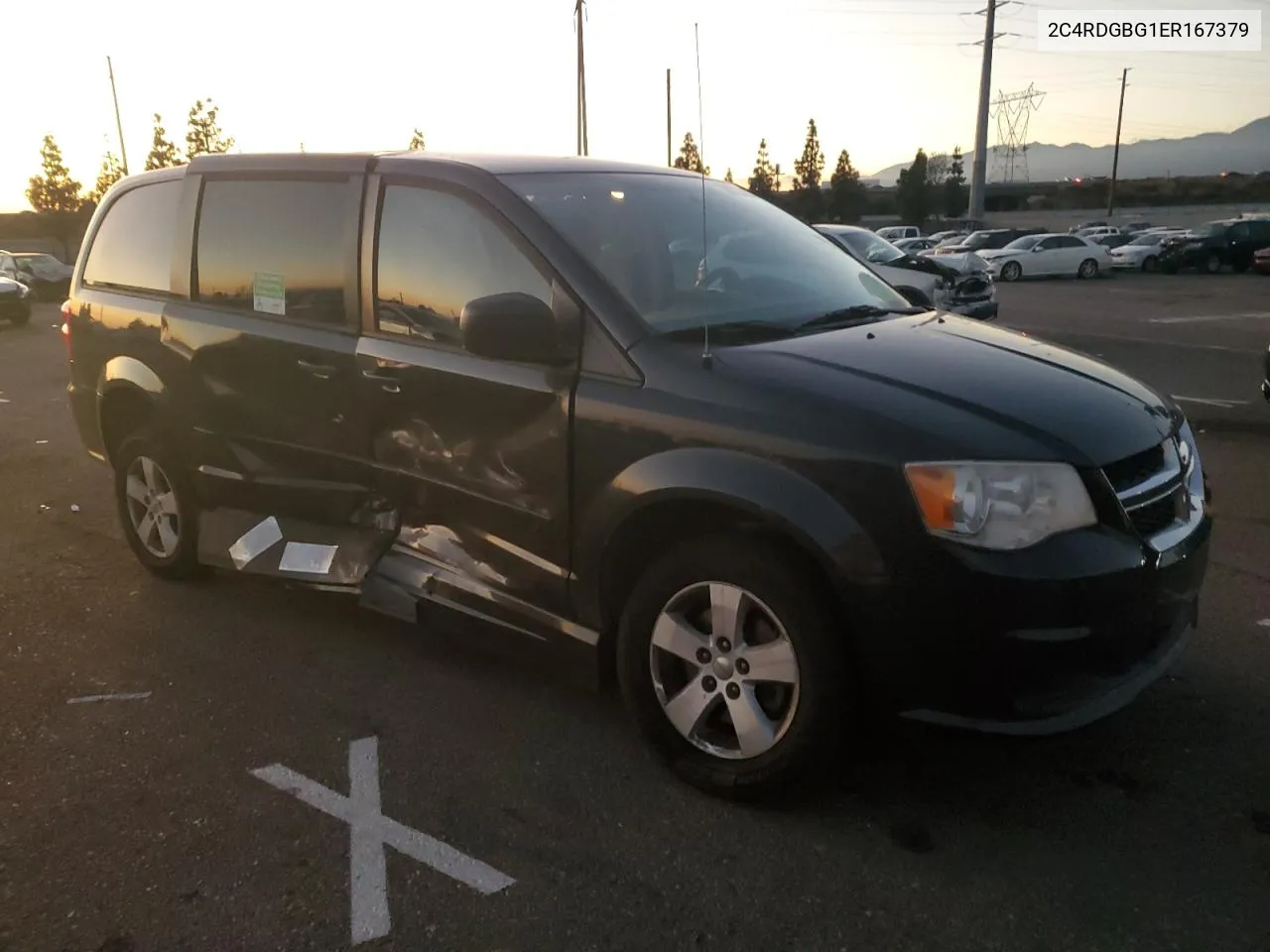 2C4RDGBG1ER167379 2014 Dodge Grand Caravan Se