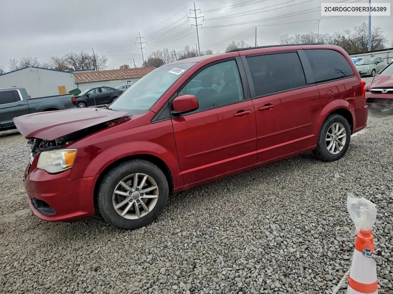 2C4RDGCG9ER356389 2014 Dodge Grand Caravan Sxt