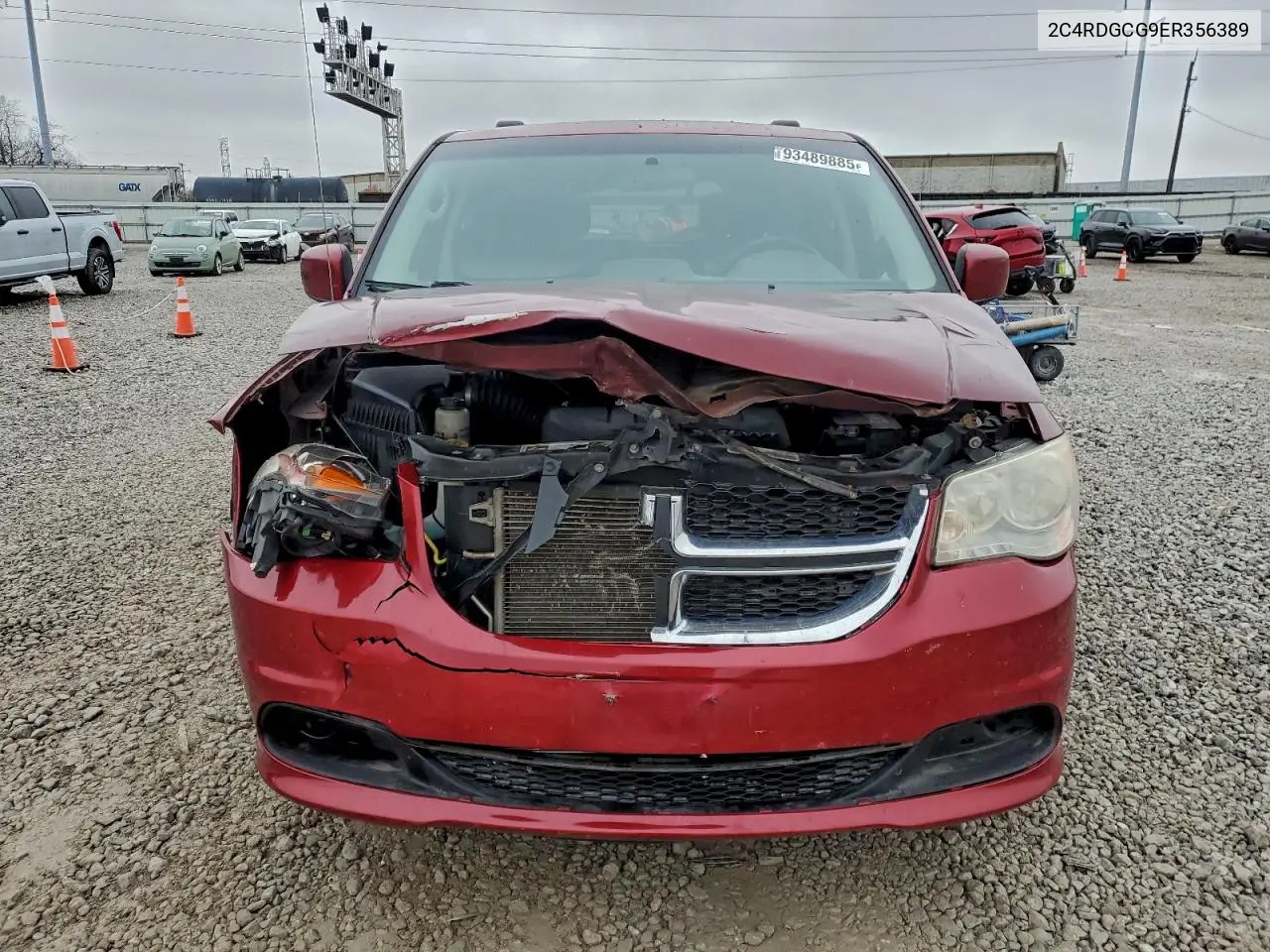 2C4RDGCG9ER356389 2014 Dodge Grand Caravan Sxt