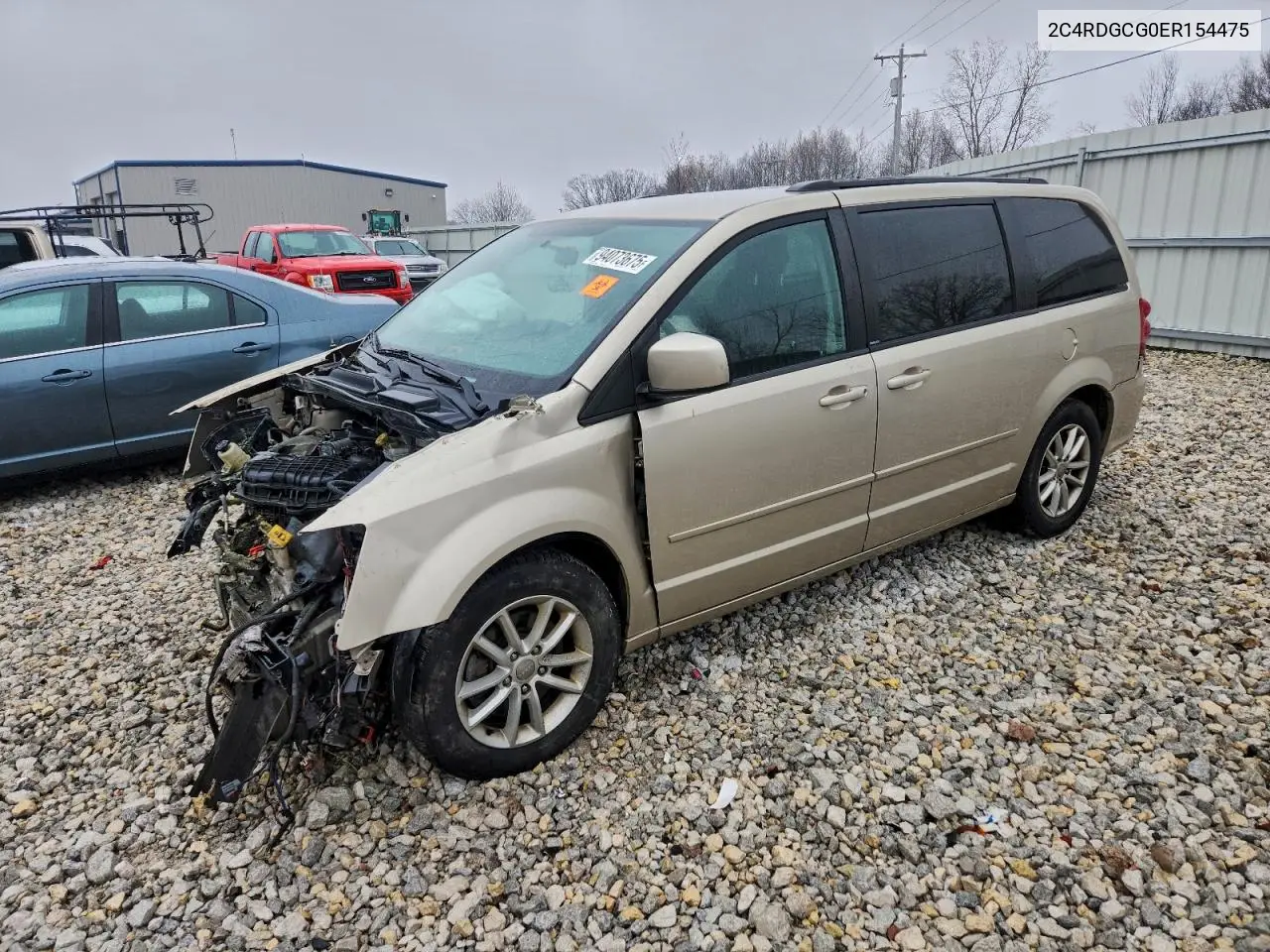 2C4RDGCG0ER154475 2014 Dodge Grand Caravan Sxt