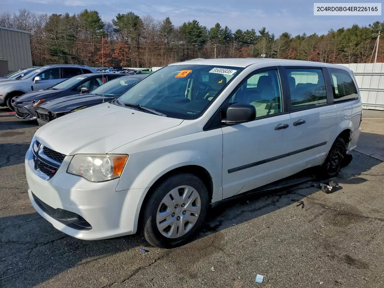2C4RDGBG4ER226165 2014 Dodge Grand Caravan Se