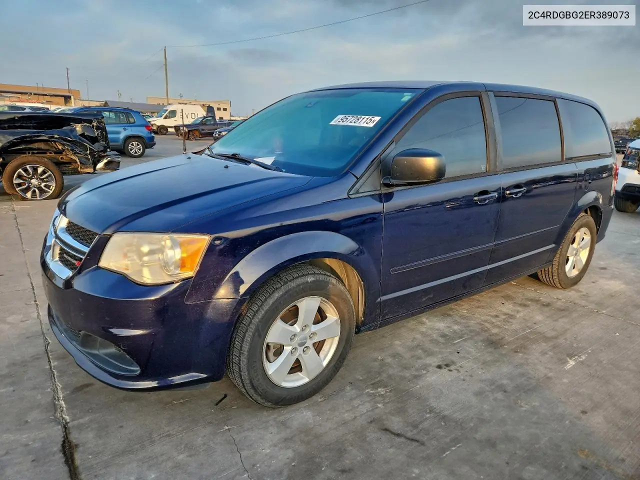 2C4RDGBG2ER389073 2014 Dodge Grand Caravan Se