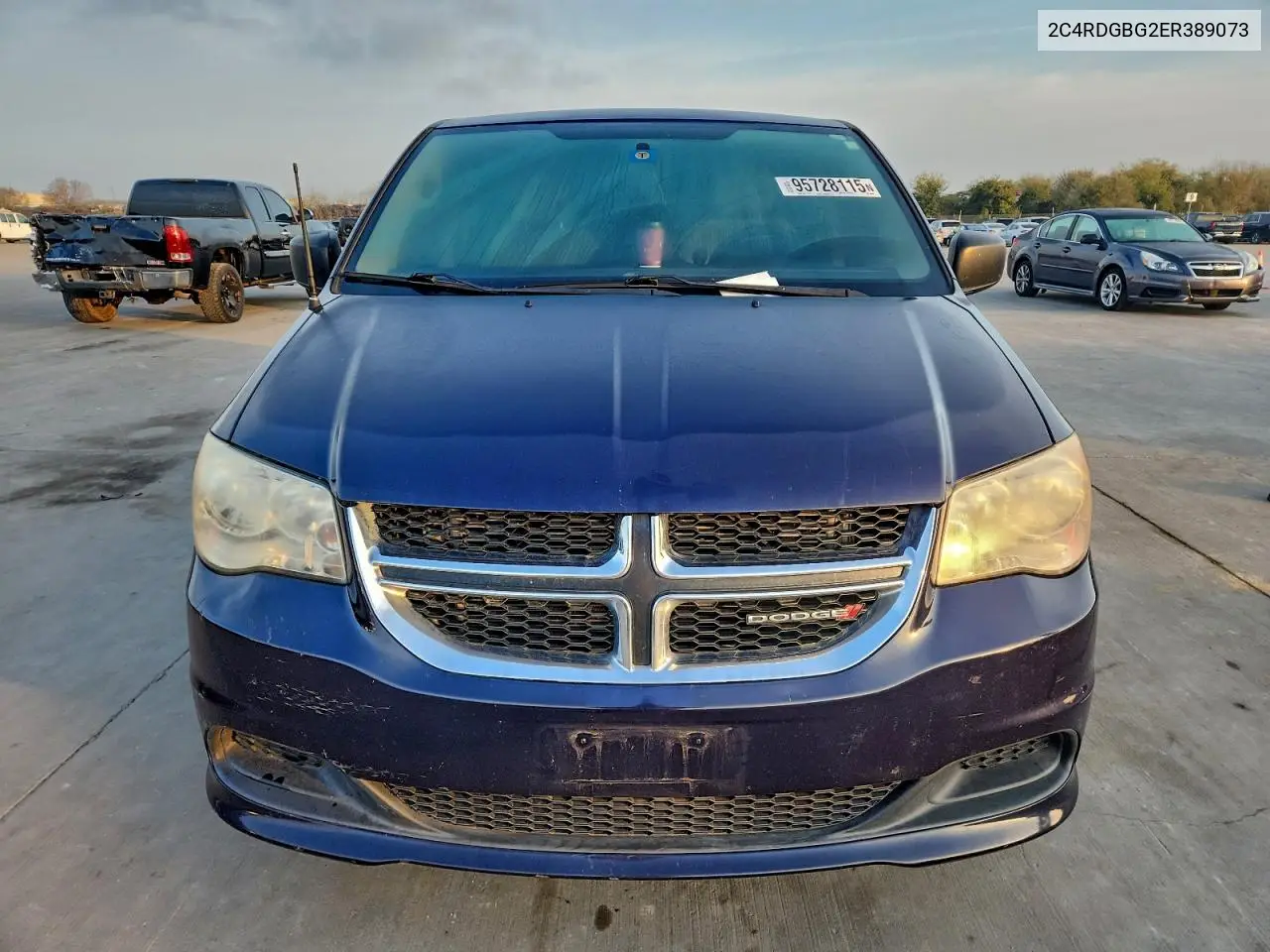 2C4RDGBG2ER389073 2014 Dodge Grand Caravan Se