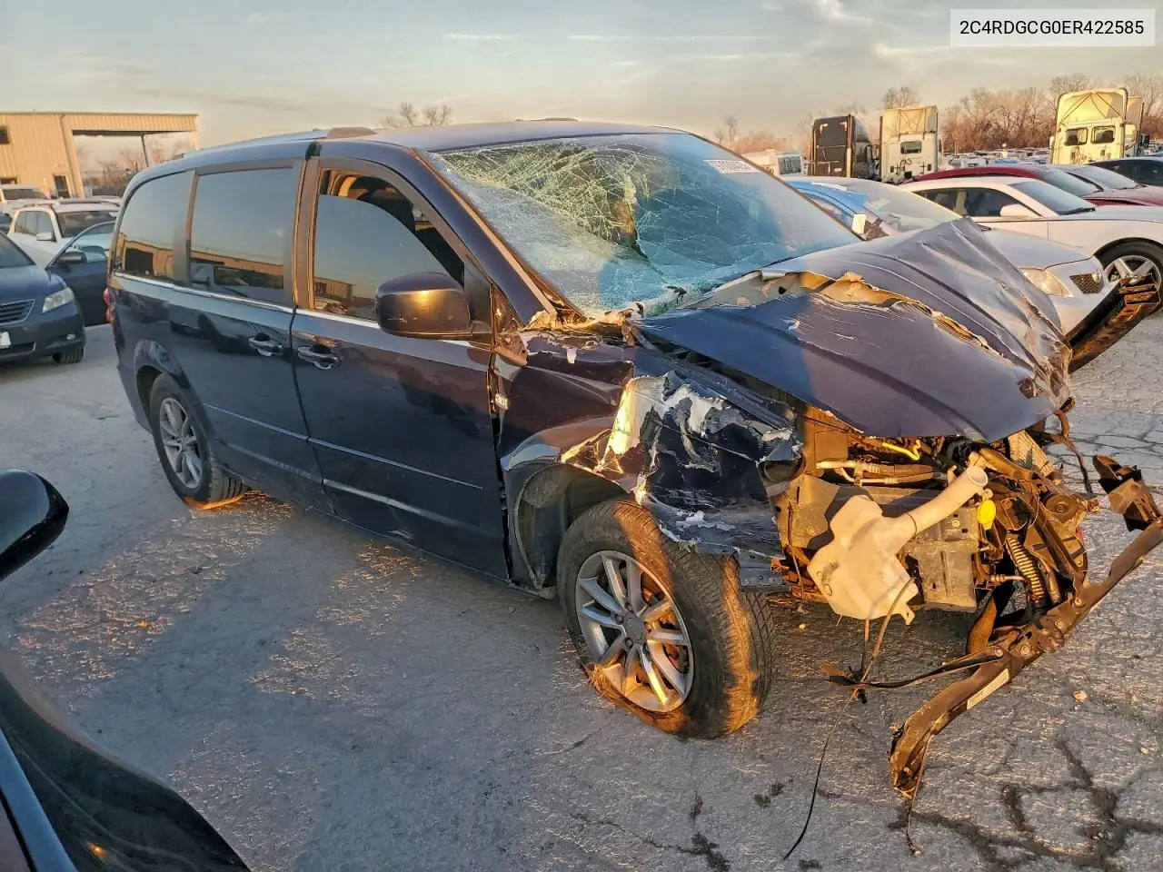 2C4RDGCG0ER422585 2014 Dodge Grand Caravan Sxt