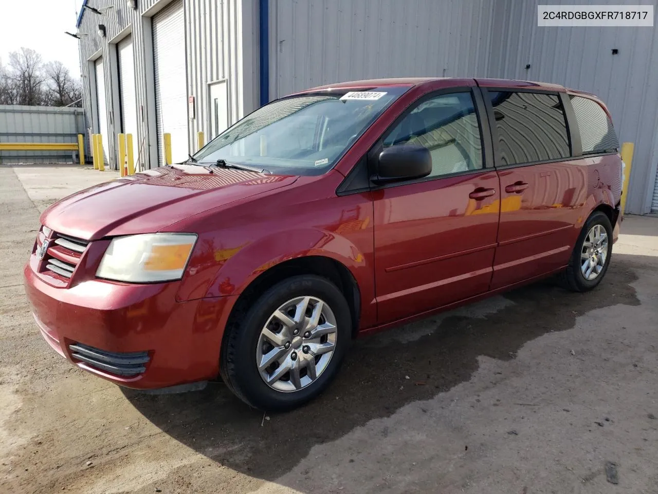 2015 Dodge Grand Caravan Se VIN: 2C4RDGBGXFR718717 Lot: 44689074