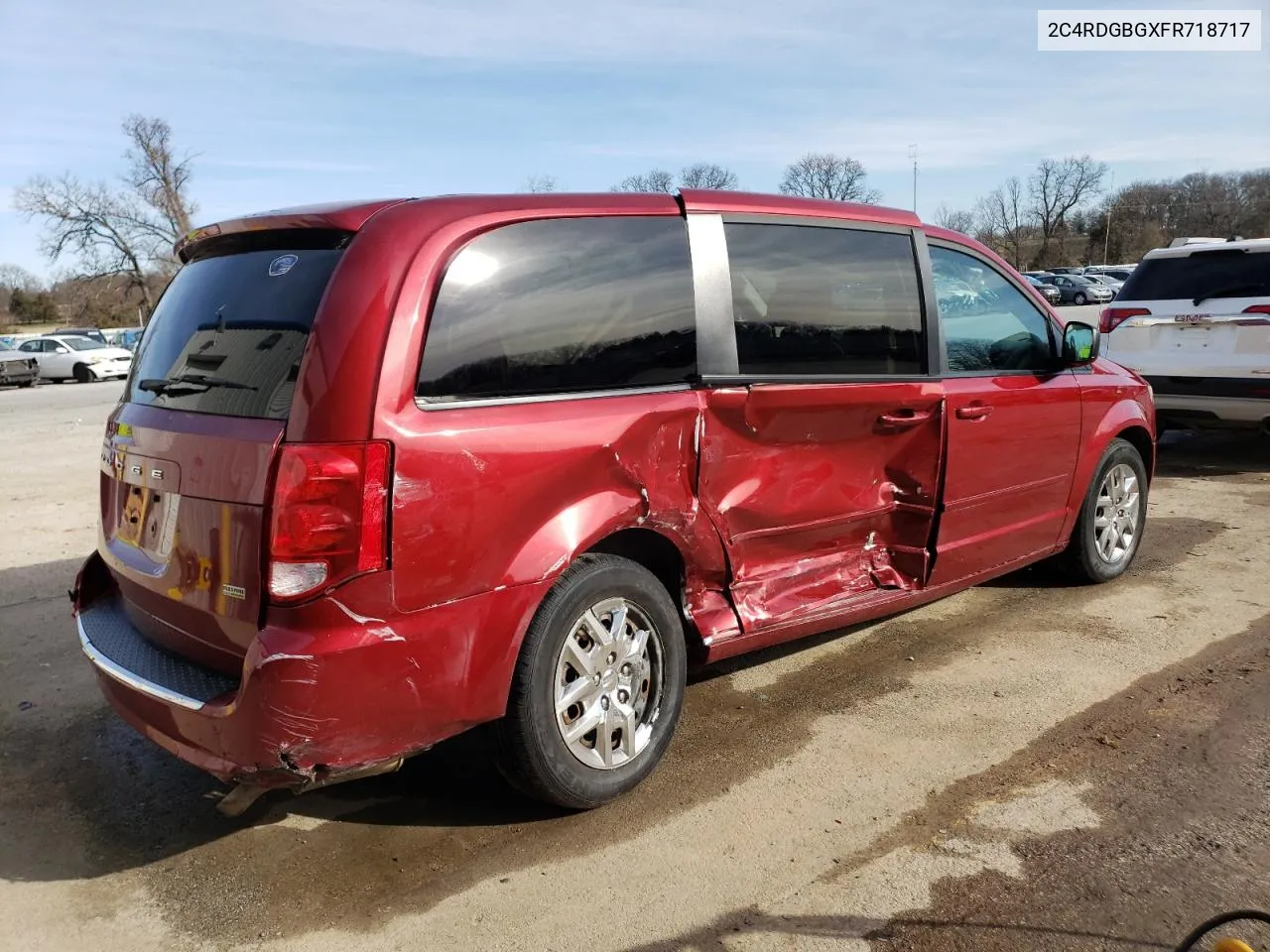 2C4RDGBGXFR718717 2015 Dodge Grand Caravan Se