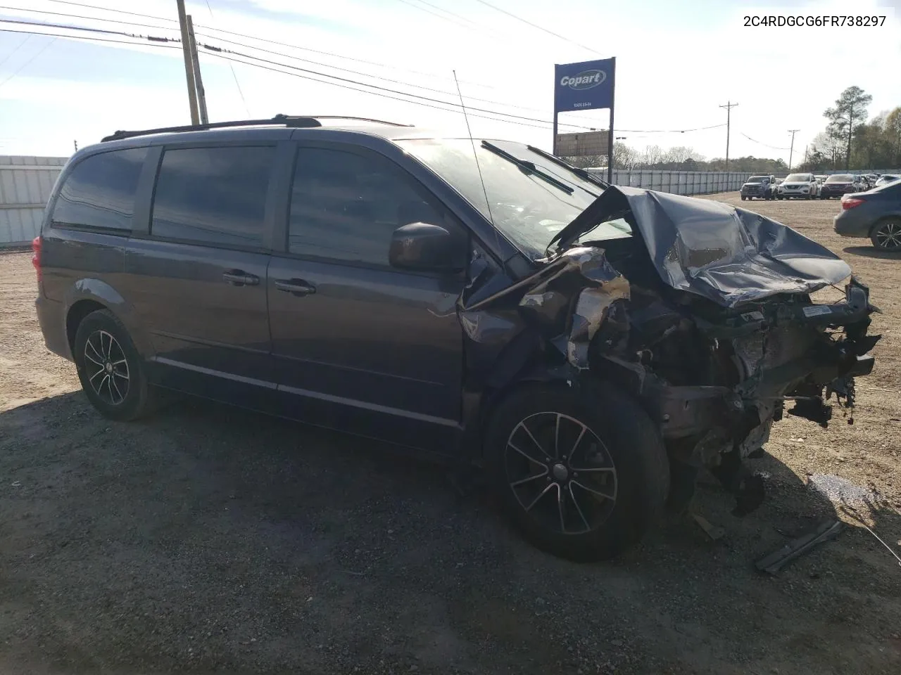 2015 Dodge Grand Caravan Sxt VIN: 2C4RDGCG6FR738297 Lot: 46357594