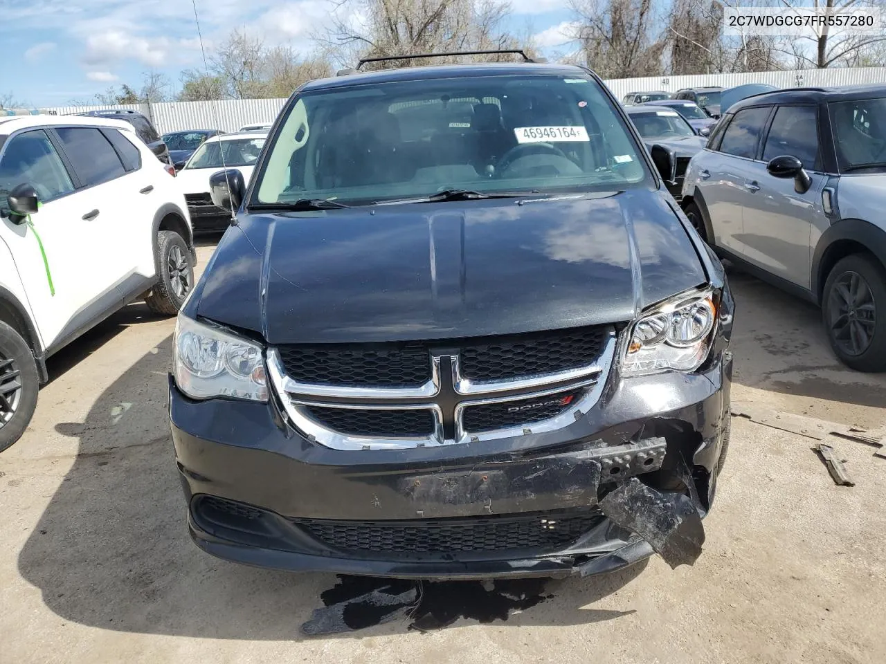 2C7WDGCG7FR557280 2015 Dodge Grand Caravan Sxt