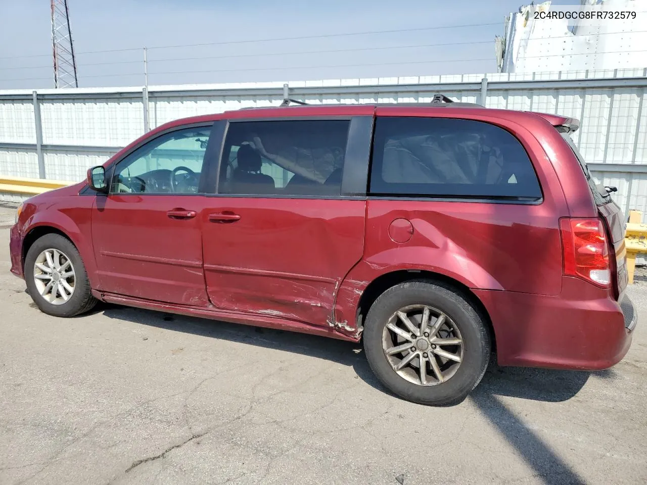 2C4RDGCG8FR732579 2015 Dodge Grand Caravan Sxt