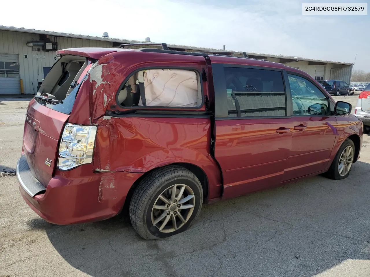 2C4RDGCG8FR732579 2015 Dodge Grand Caravan Sxt