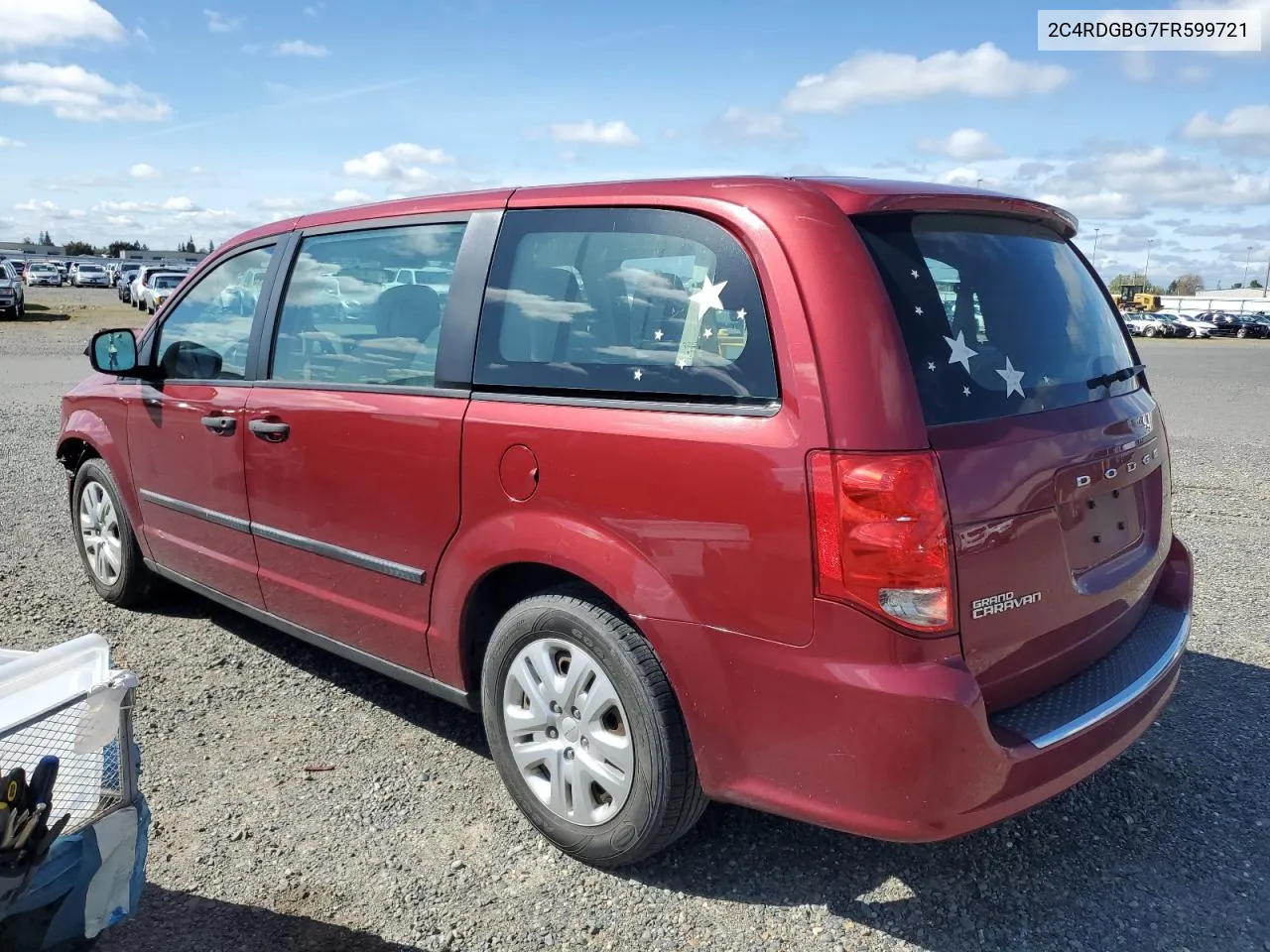 2C4RDGBG7FR599721 2015 Dodge Grand Caravan Se