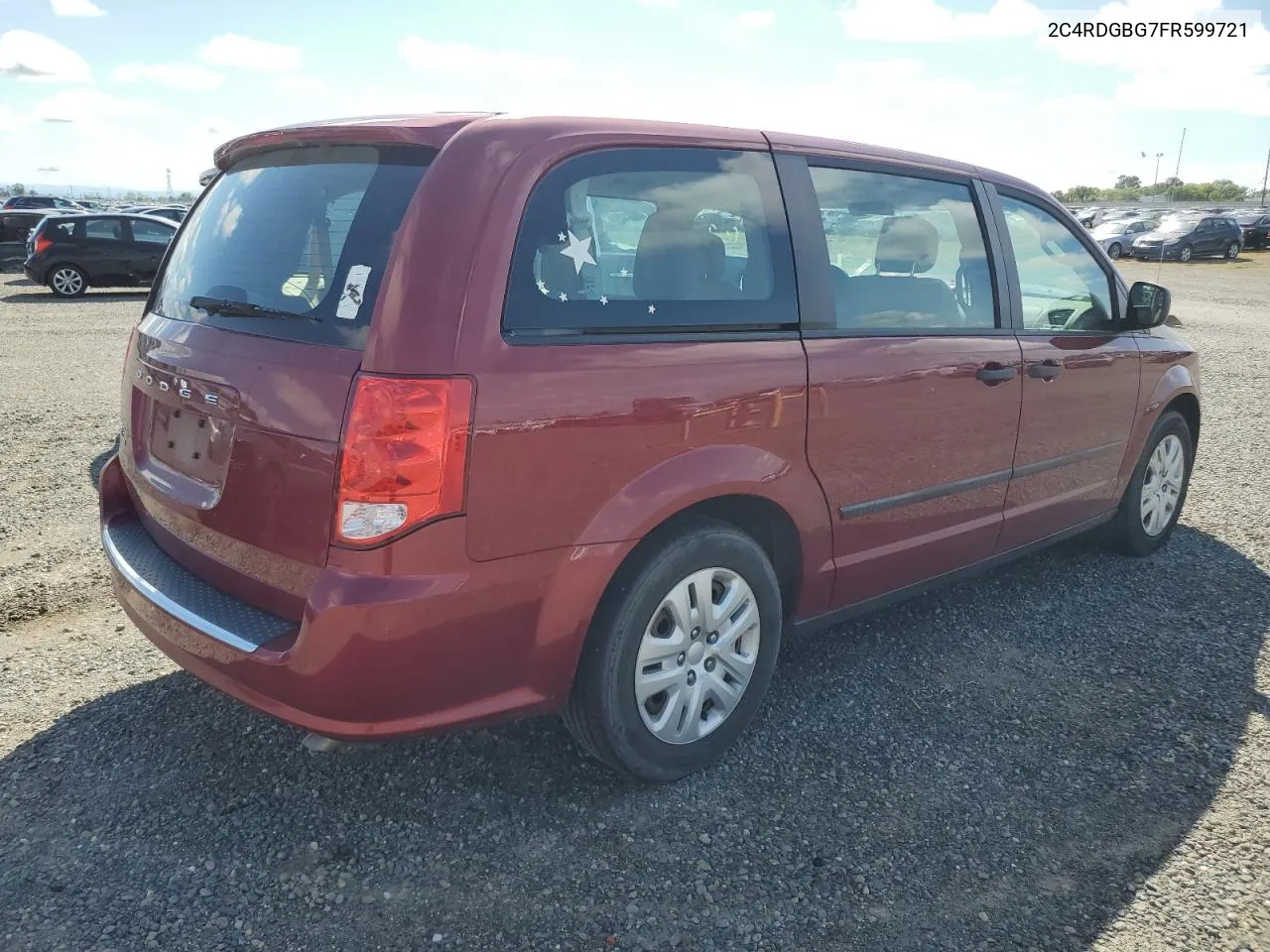 2C4RDGBG7FR599721 2015 Dodge Grand Caravan Se