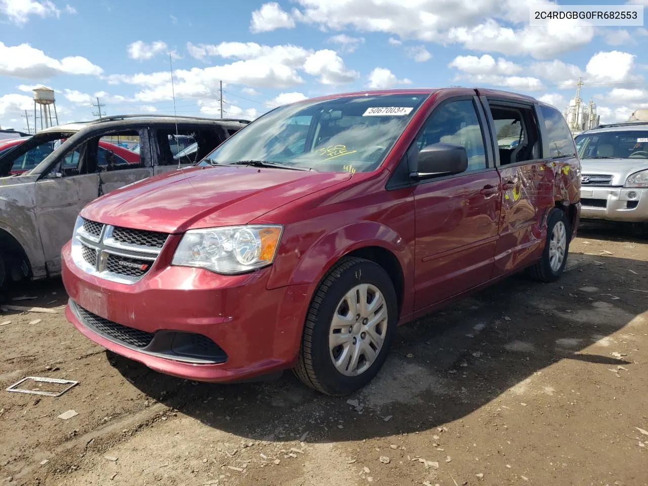 2015 Dodge Grand Caravan Se VIN: 2C4RDGBG0FR682553 Lot: 50670034