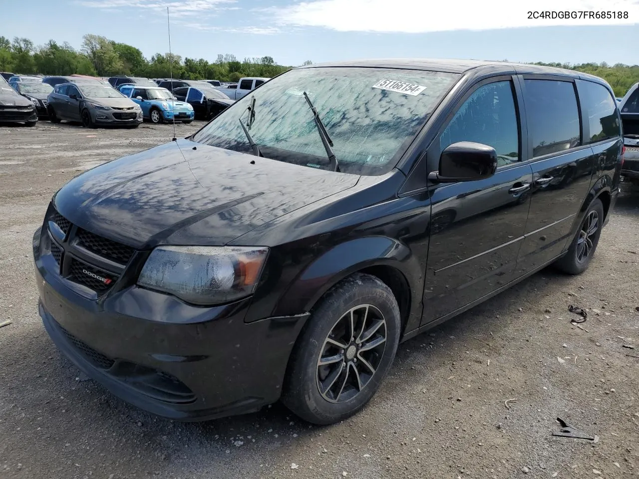 2015 Dodge Grand Caravan Se VIN: 2C4RDGBG7FR685188 Lot: 51166154