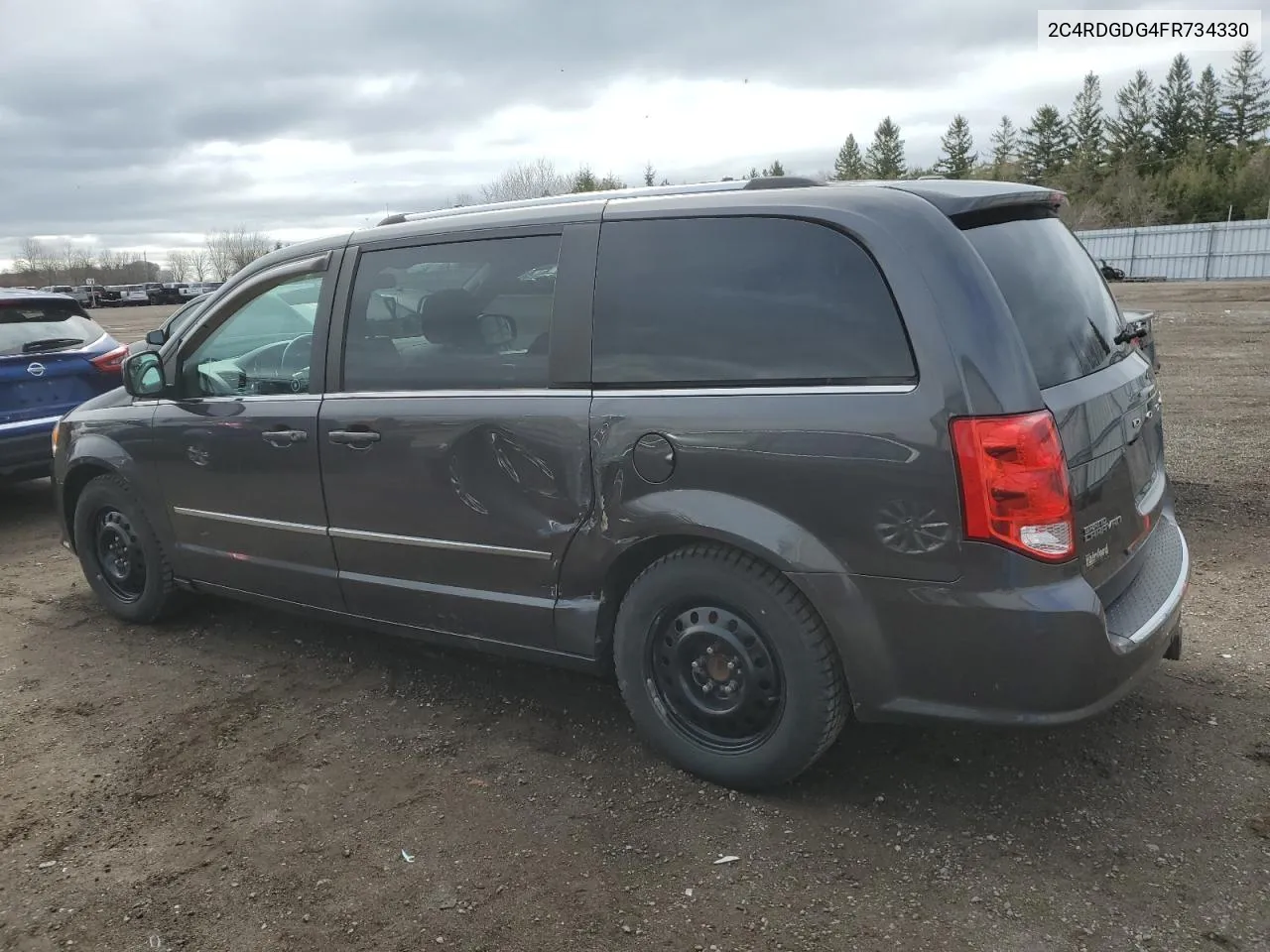 2015 Dodge Grand Caravan Crew VIN: 2C4RDGDG4FR734330 Lot: 52349984