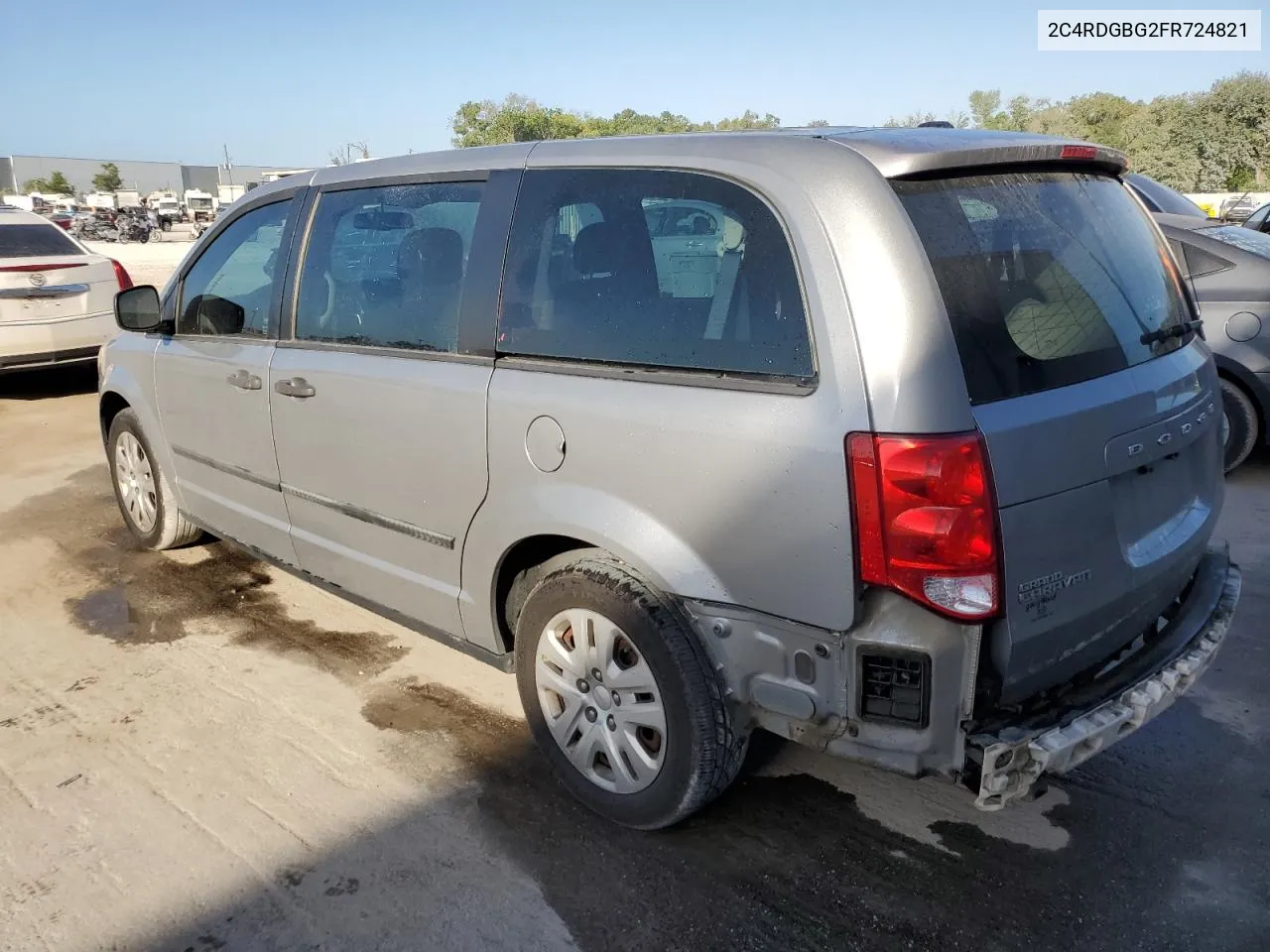 2015 Dodge Grand Caravan Se VIN: 2C4RDGBG2FR724821 Lot: 52550914