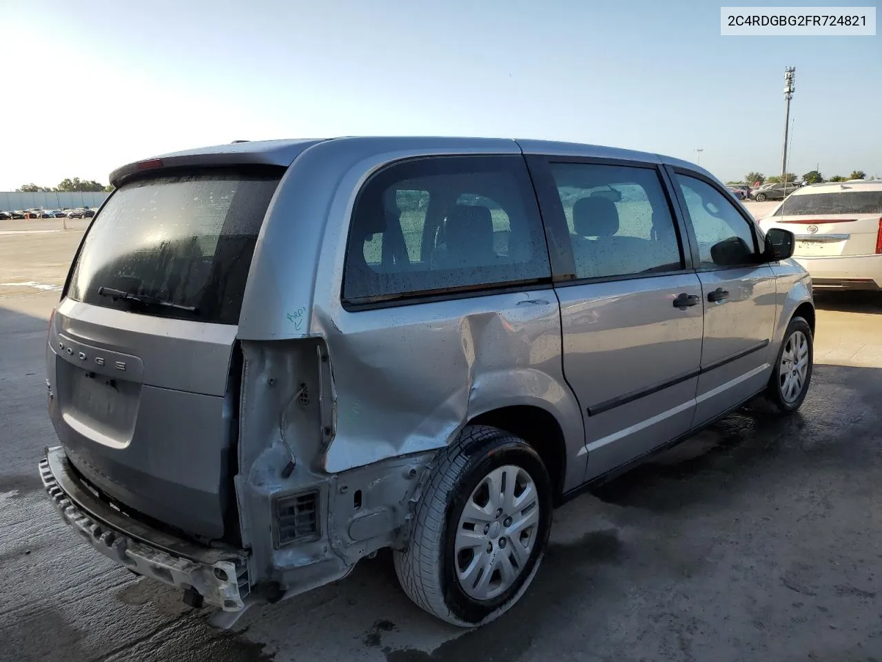 2C4RDGBG2FR724821 2015 Dodge Grand Caravan Se