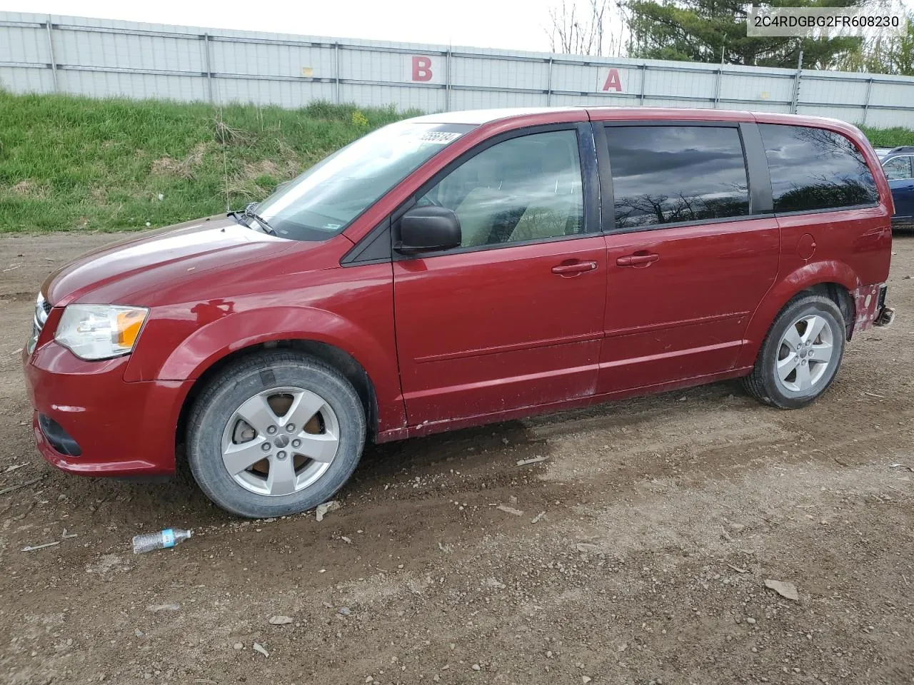 2015 Dodge Grand Caravan Se VIN: 2C4RDGBG2FR608230 Lot: 52556184