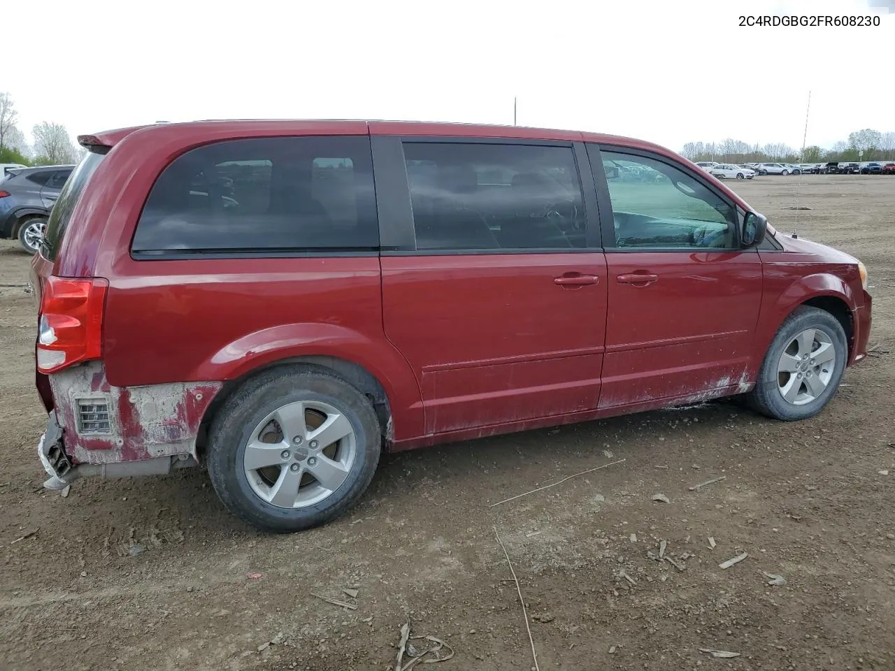 2015 Dodge Grand Caravan Se VIN: 2C4RDGBG2FR608230 Lot: 52556184