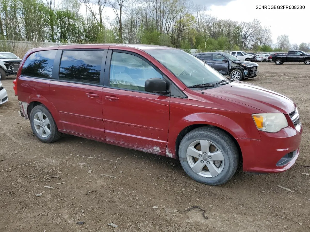 2015 Dodge Grand Caravan Se VIN: 2C4RDGBG2FR608230 Lot: 52556184