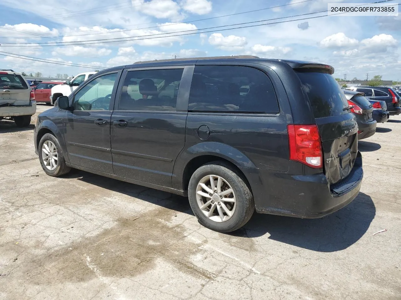 2015 Dodge Grand Caravan Sxt VIN: 2C4RDGCG0FR733855 Lot: 52816314