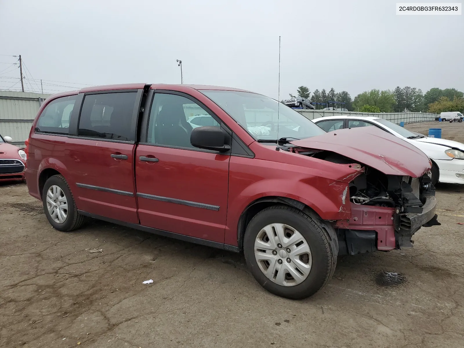 2015 Dodge Grand Caravan Se VIN: 2C4RDGBG3FR632343 Lot: 52819734