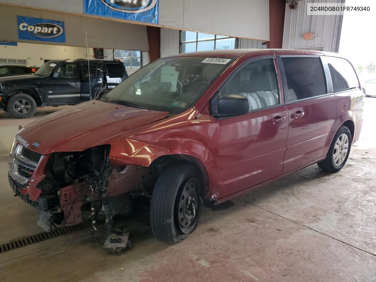 2C4RDGBG1FR749340 2015 Dodge Grand Caravan Se