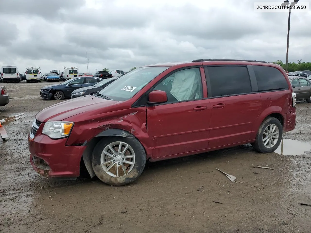 2C4RDGCG1FR535950 2015 Dodge Grand Caravan Sxt