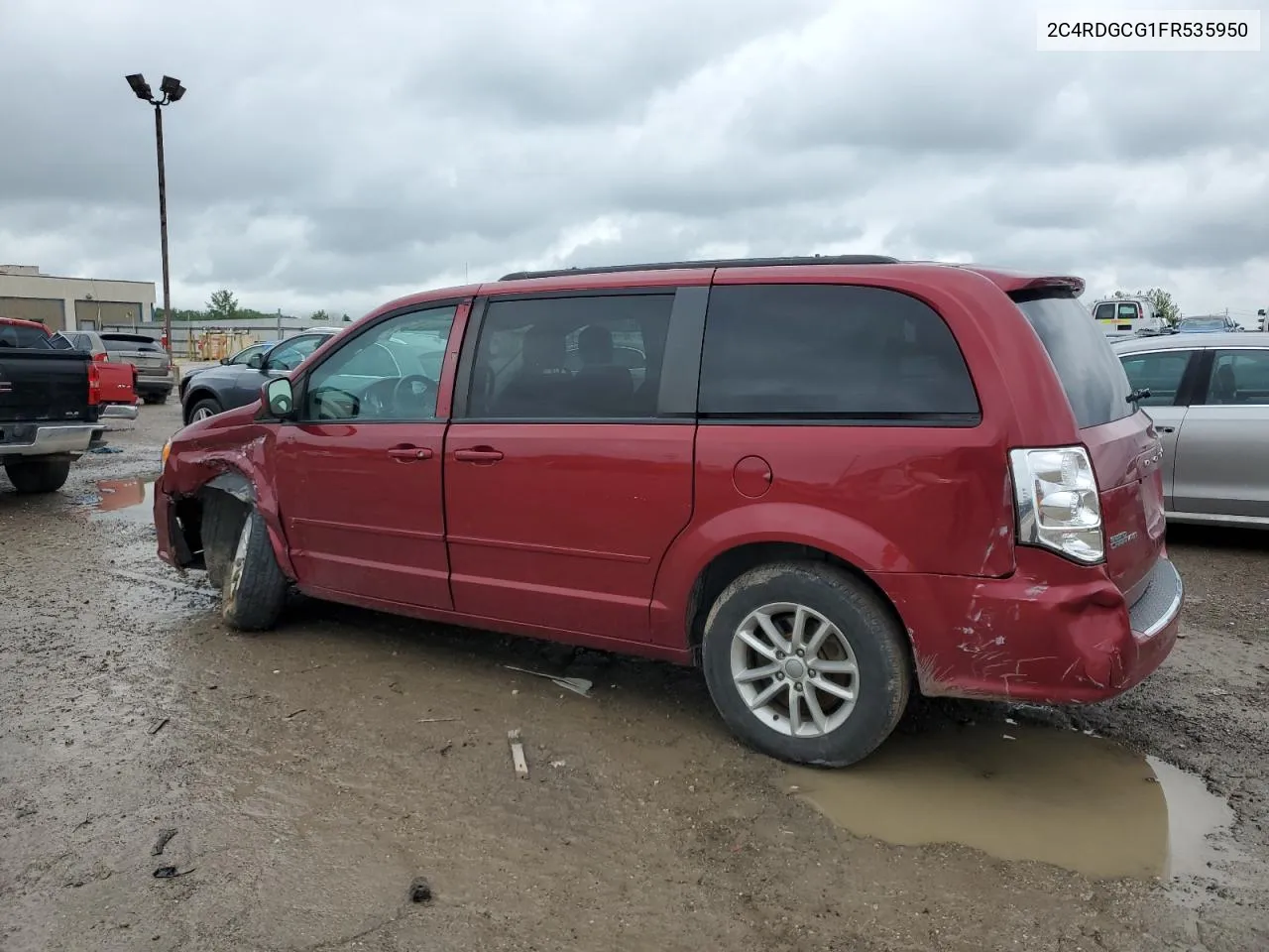 2015 Dodge Grand Caravan Sxt VIN: 2C4RDGCG1FR535950 Lot: 53844304