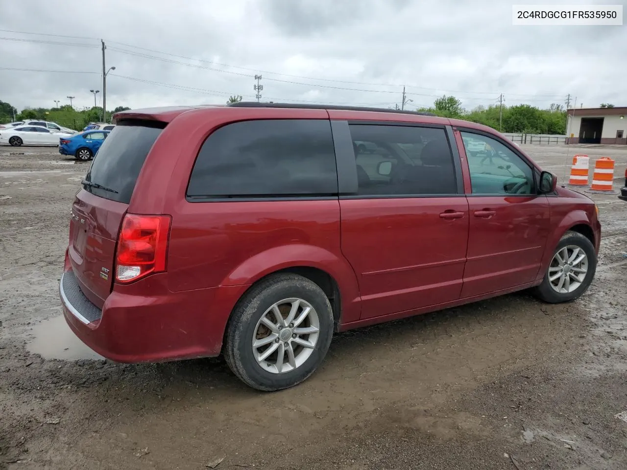 2015 Dodge Grand Caravan Sxt VIN: 2C4RDGCG1FR535950 Lot: 53844304