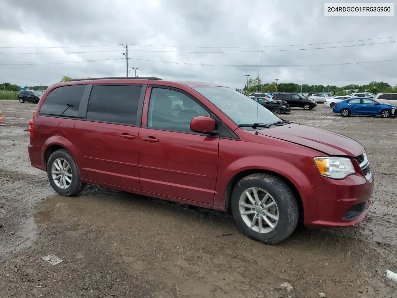 2015 Dodge Grand Caravan Sxt VIN: 2C4RDGCG1FR535950 Lot: 53844304