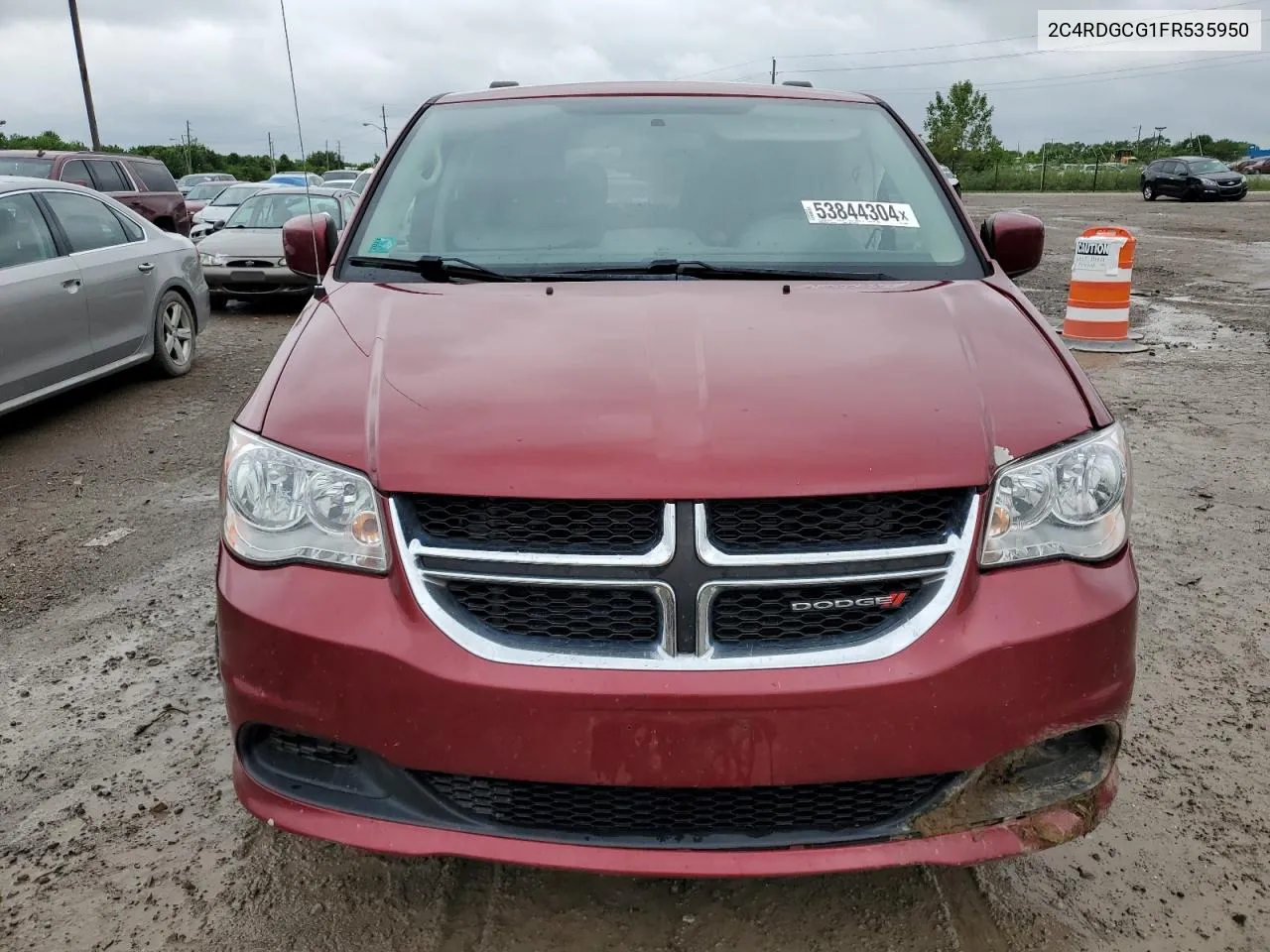 2015 Dodge Grand Caravan Sxt VIN: 2C4RDGCG1FR535950 Lot: 53844304