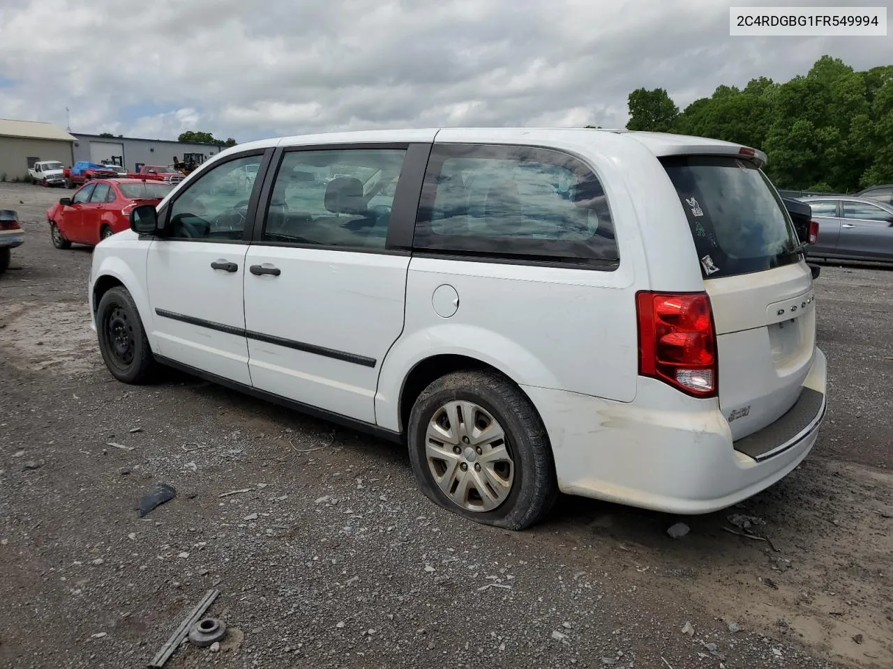 2015 Dodge Grand Caravan Se VIN: 2C4RDGBG1FR549994 Lot: 53935244