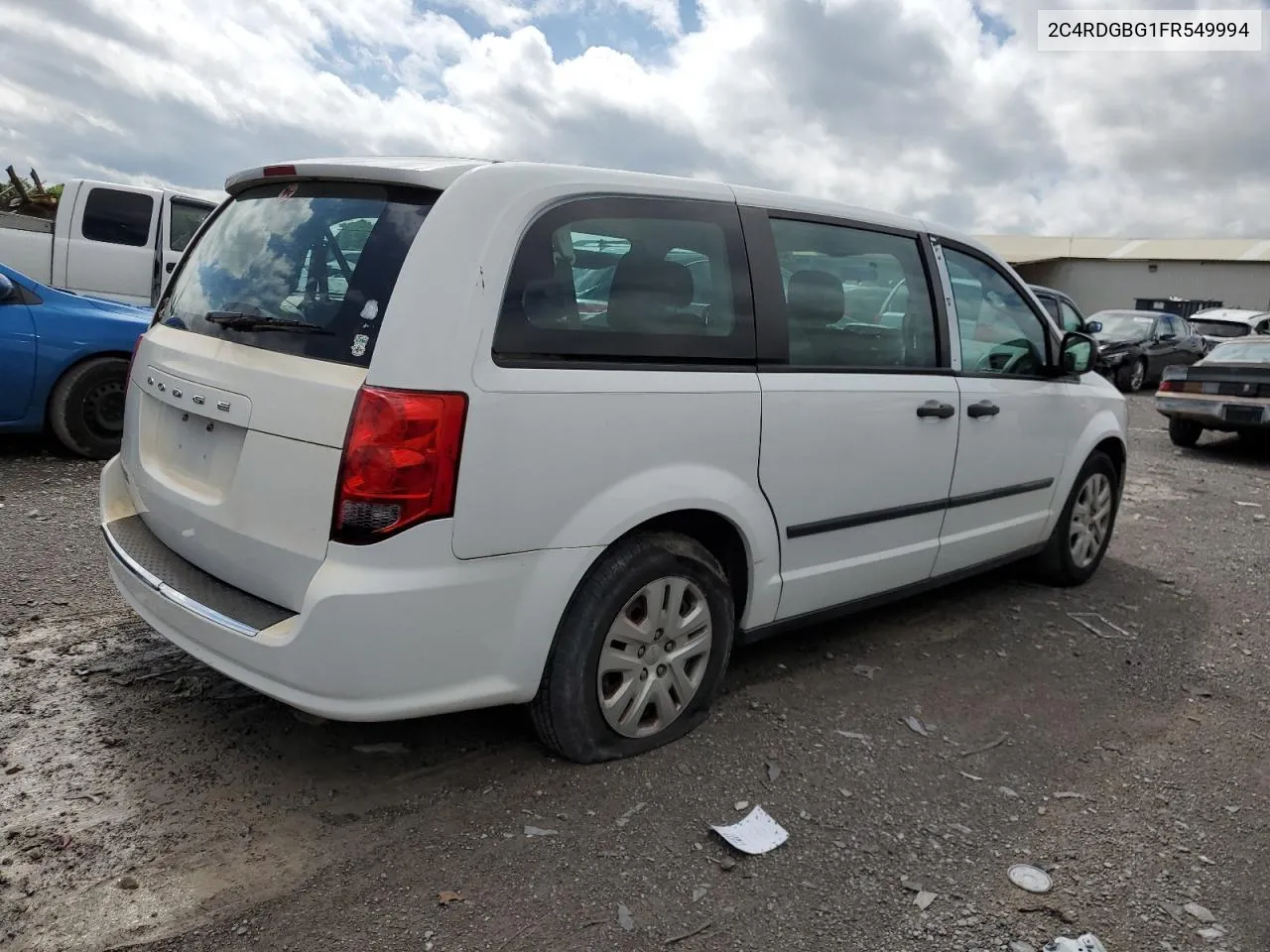 2C4RDGBG1FR549994 2015 Dodge Grand Caravan Se