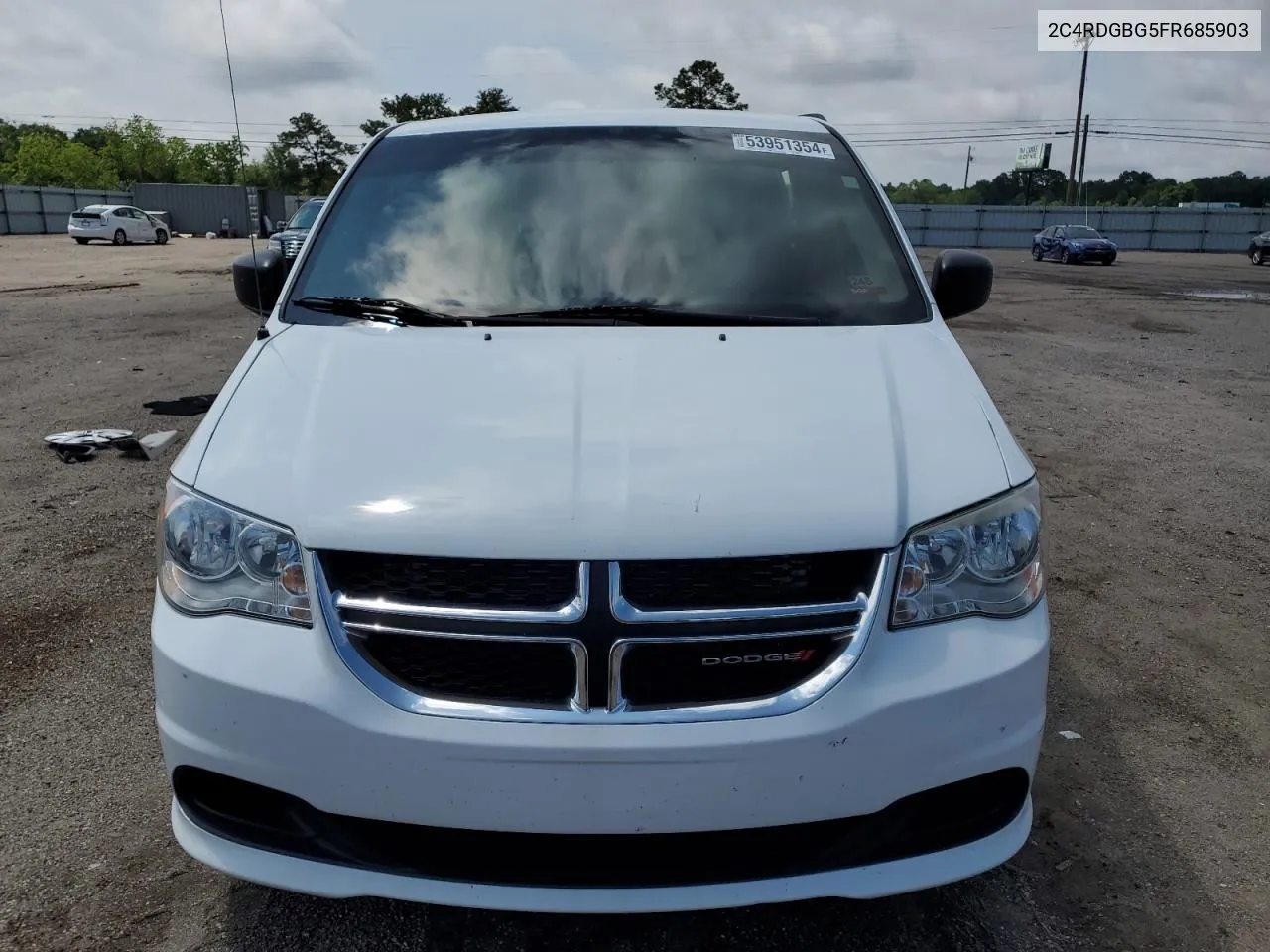 2015 Dodge Grand Caravan Se VIN: 2C4RDGBG5FR685903 Lot: 53951354