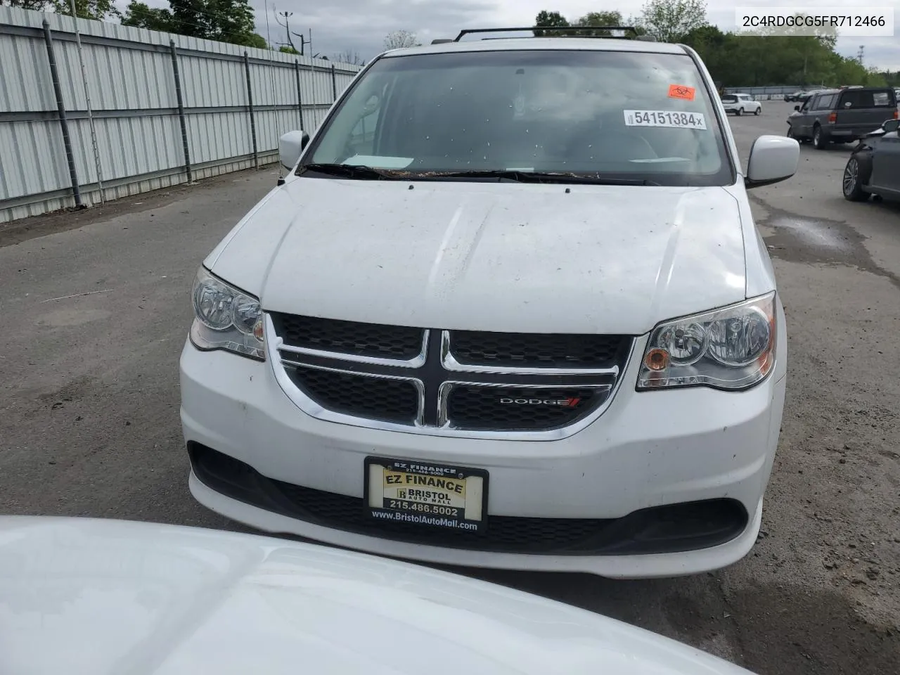 2015 Dodge Grand Caravan Sxt VIN: 2C4RDGCG5FR712466 Lot: 54151384