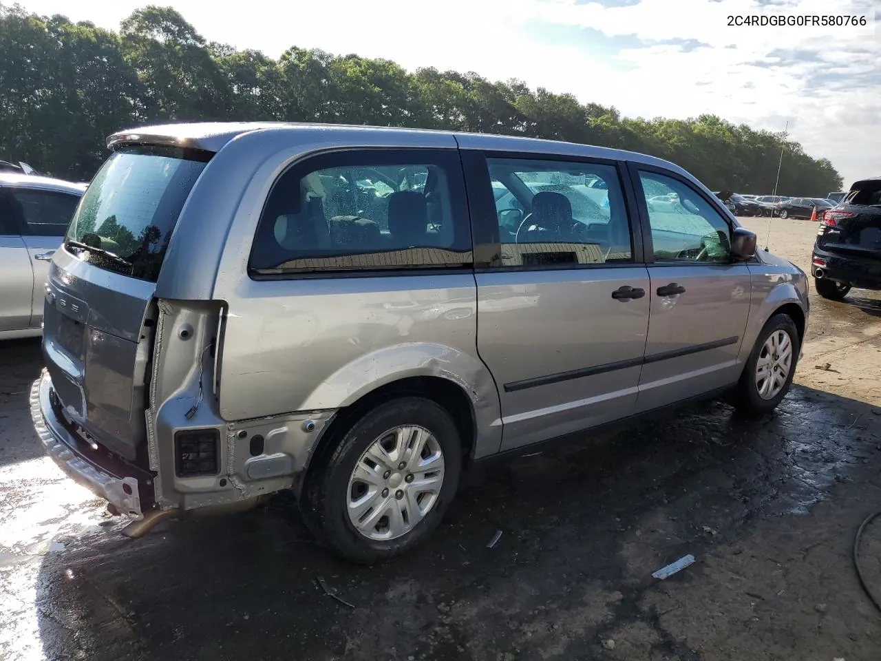 2015 Dodge Grand Caravan Se VIN: 2C4RDGBG0FR580766 Lot: 54202384