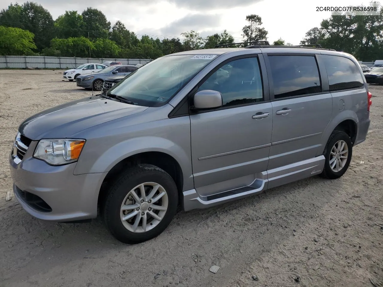 2015 Dodge Grand Caravan Sxt VIN: 2C4RDGCG7FR536598 Lot: 54315574