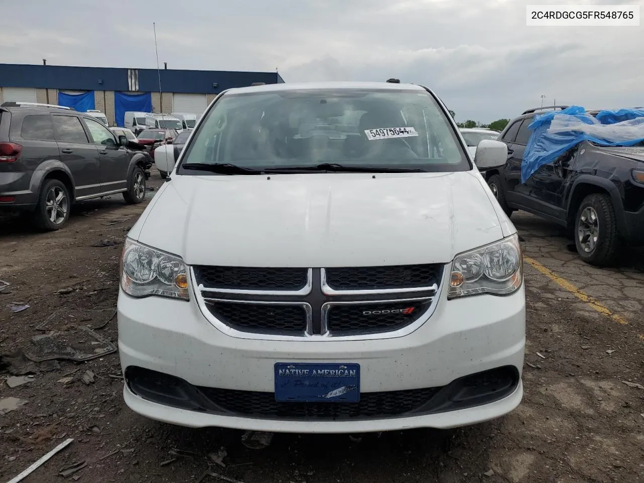 2015 Dodge Grand Caravan Sxt VIN: 2C4RDGCG5FR548765 Lot: 54975644