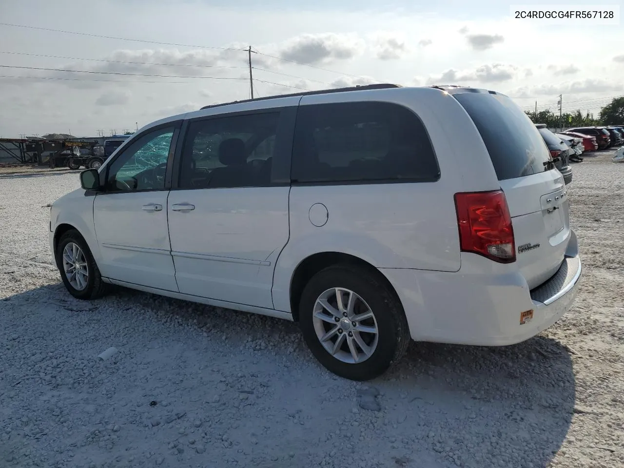 2015 Dodge Grand Caravan Sxt VIN: 2C4RDGCG4FR567128 Lot: 54987384