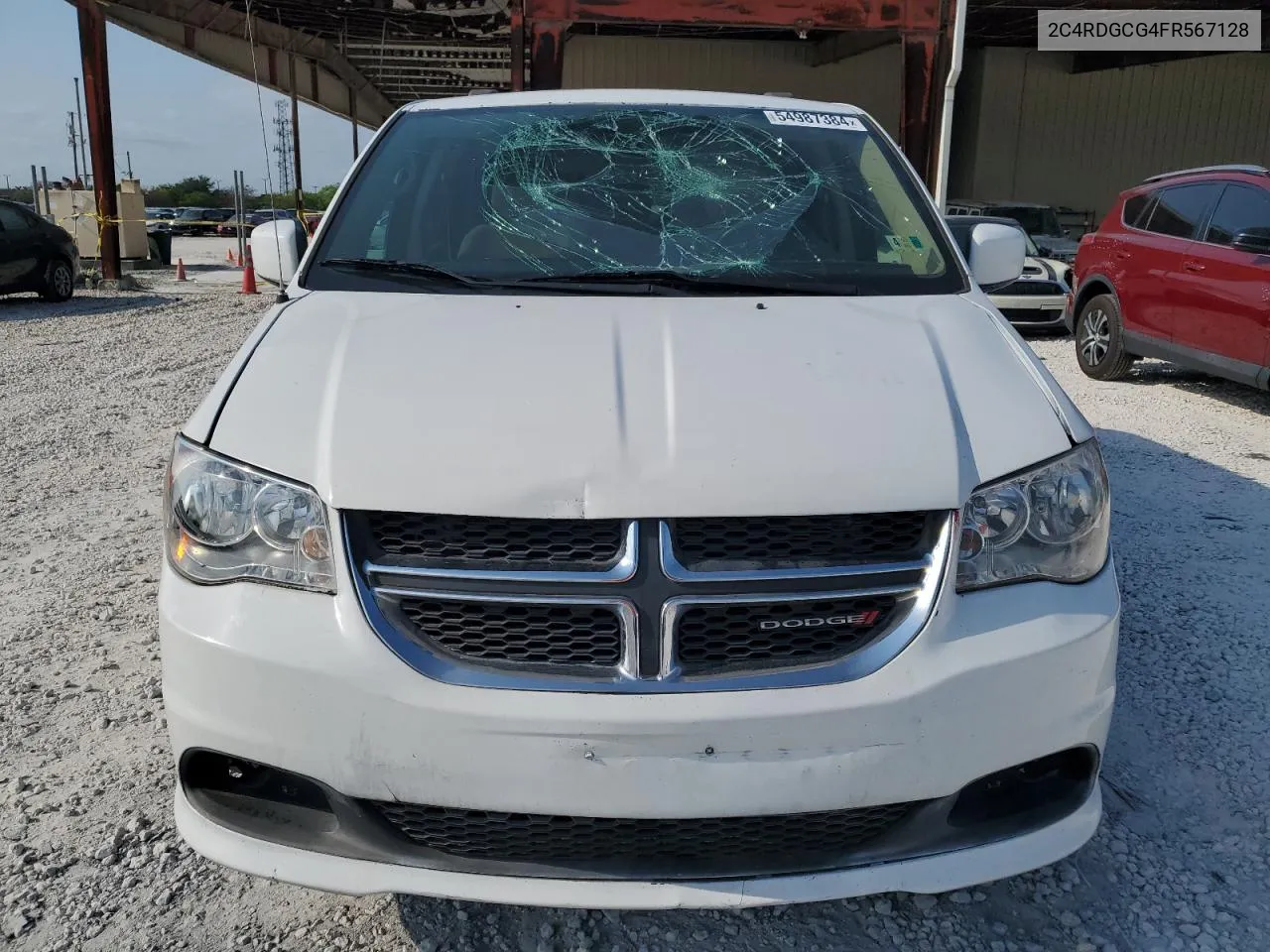 2C4RDGCG4FR567128 2015 Dodge Grand Caravan Sxt